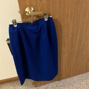 Blue mid length skirt, size 12, don’t know the make